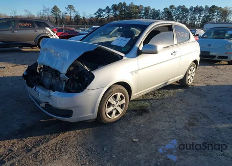2010 Hyundai Accent Gs из США, поврежденный, VIN KMHCM3AC8AU167840
